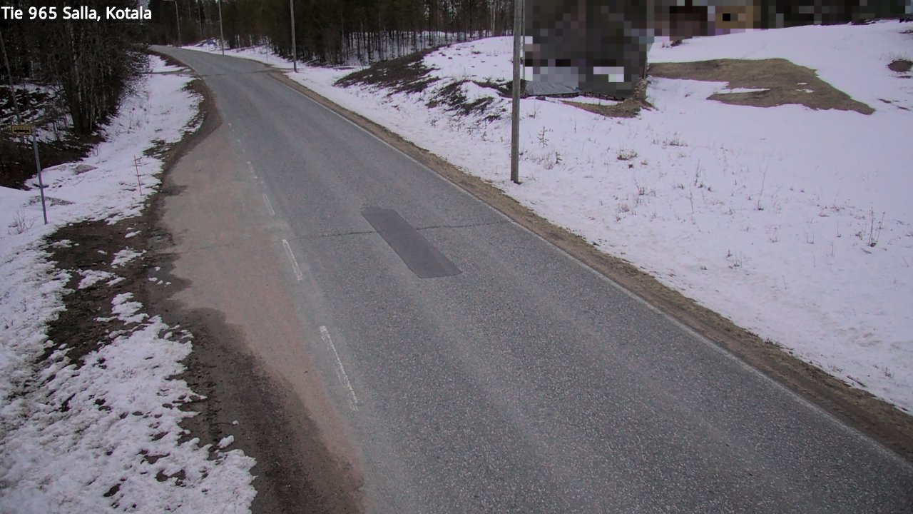 Weather Camera Image Väg 965 Salla, Kotala, Salla, Lappi