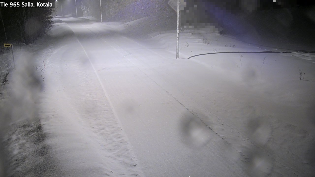 Weather Camera Image Väg 965 Salla, Kotala, Salla, Lappi