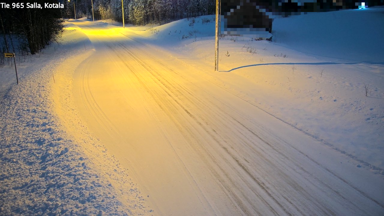 Weather Camera Image Väg 965 Salla, Kotala, Salla, Lappi