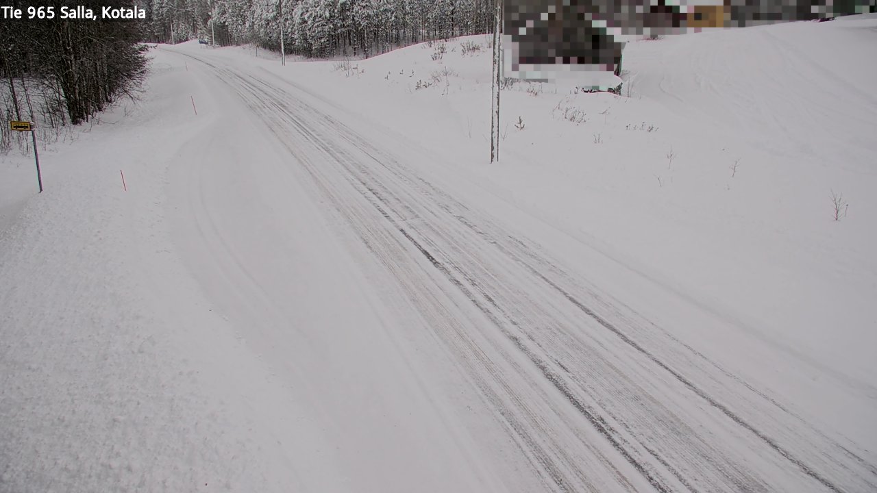 Weather Camera Image Väg 965 Salla, Kotala, Salla, Lappi