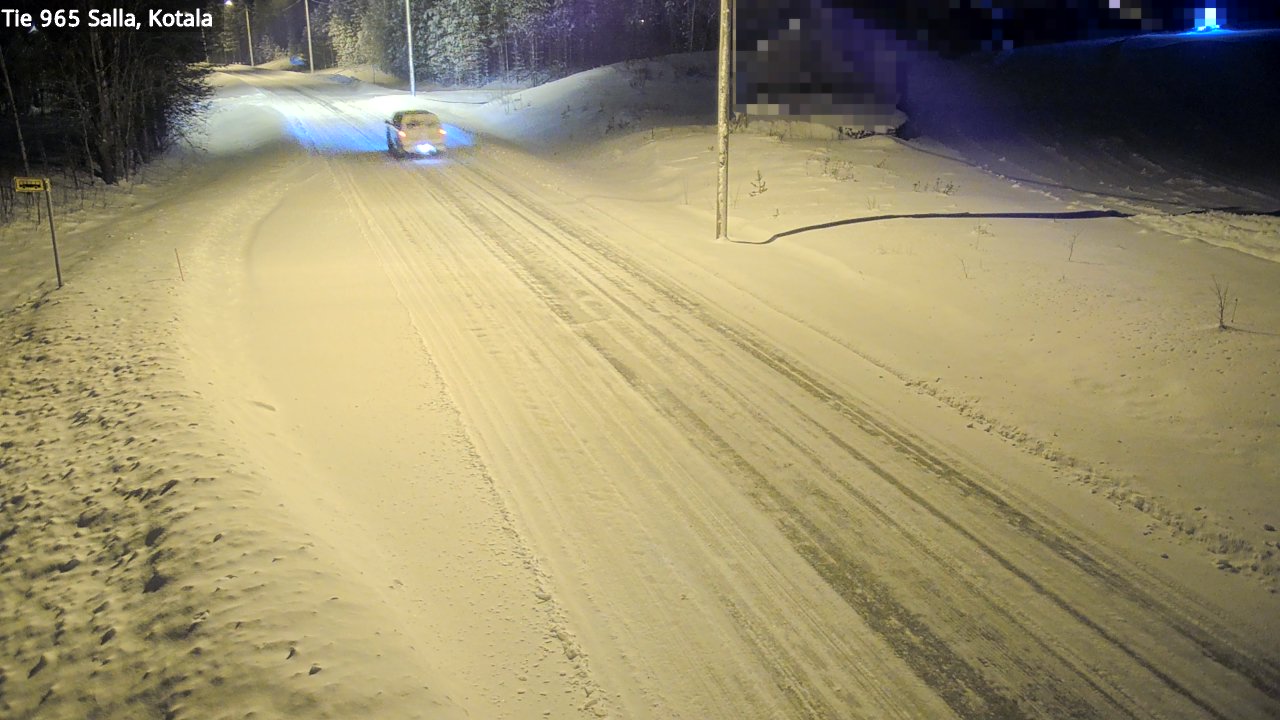 Weather Camera Image Väg 965 Salla, Kotala, Salla, Lappi