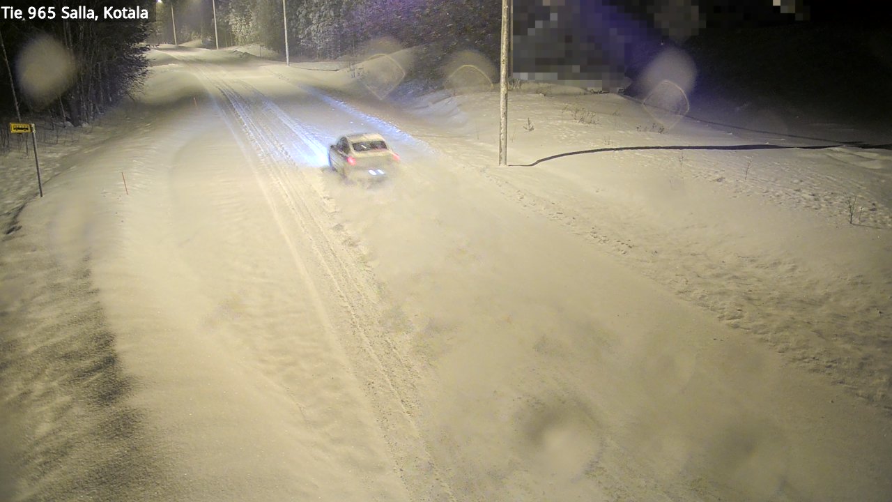 Weather Camera Image Väg 965 Salla, Kotala, Salla, Lappi