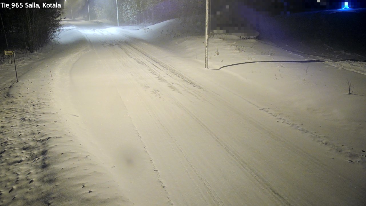 Weather Camera Image Väg 965 Salla, Kotala, Salla, Lappi