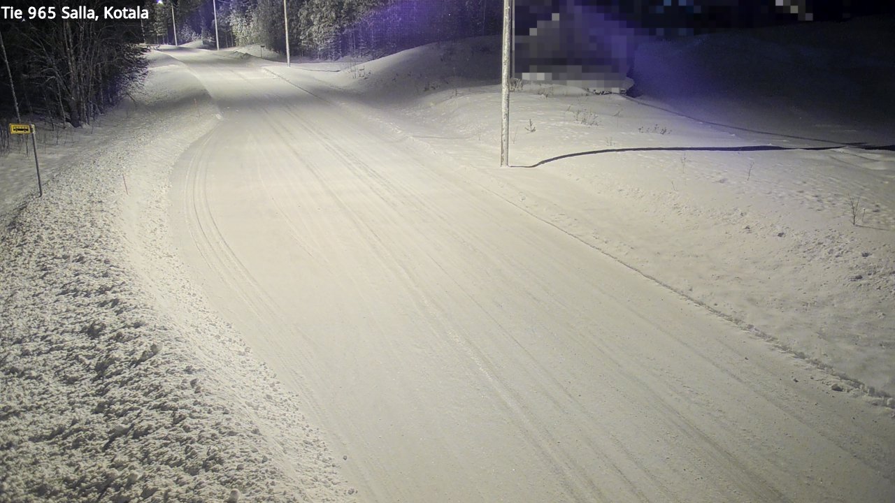 Weather Camera Image Väg 965 Salla, Kotala, Salla, Lappi