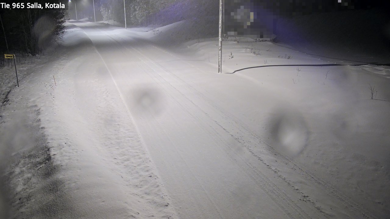 Weather Camera Image Väg 965 Salla, Kotala, Salla, Lappi