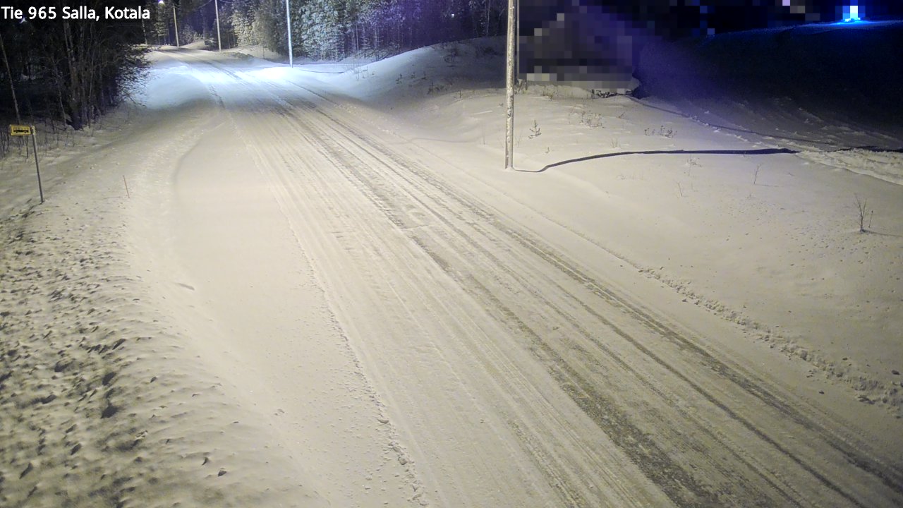 Weather Camera Image Väg 965 Salla, Kotala, Salla, Lappi