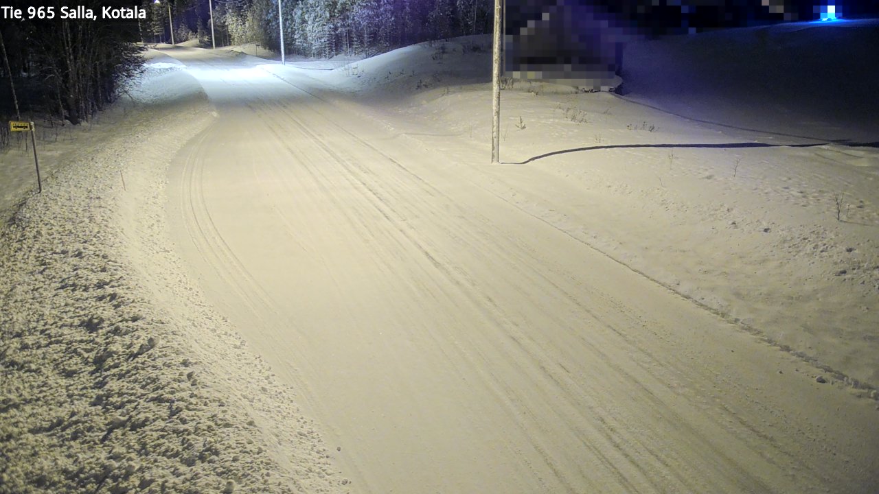 Weather Camera Image Väg 965 Salla, Kotala, Salla, Lappi