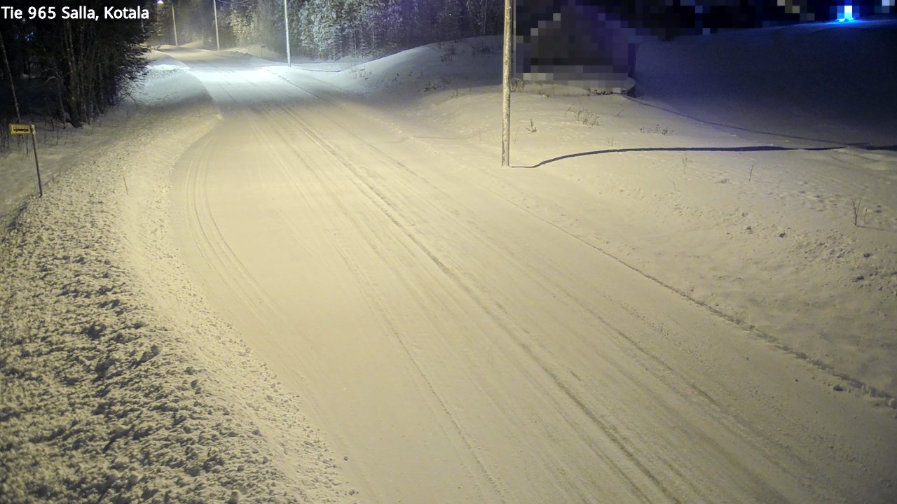 Weather Camera Image Väg 965 Salla, Kotala, Salla, Lappi