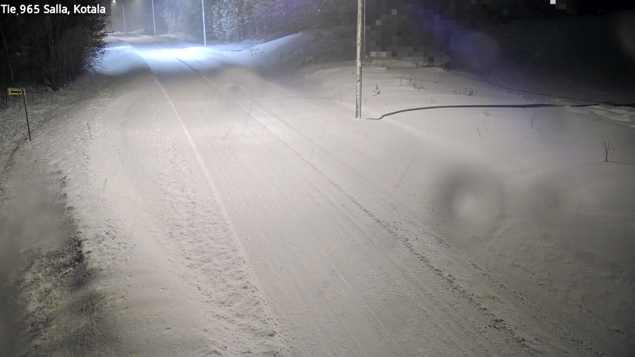 Weather Camera Image Väg 965 Salla, Kotala, Salla, Lappi