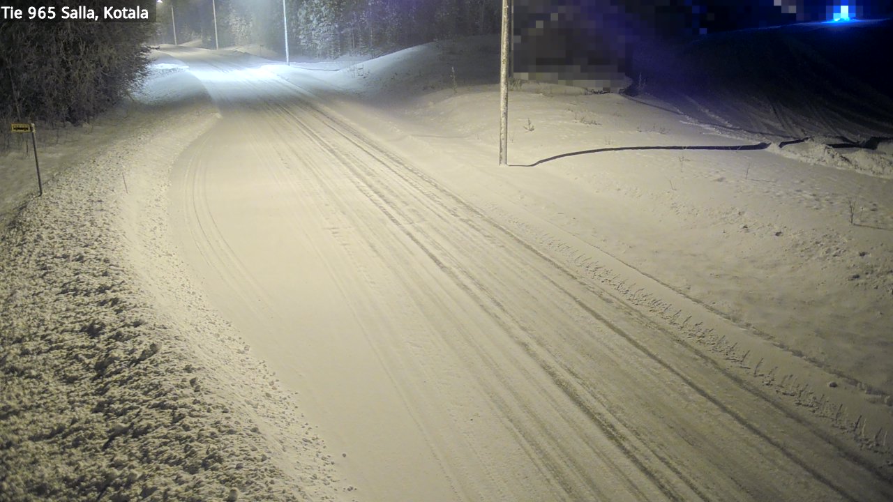 Weather Camera Image Väg 965 Salla, Kotala, Salla, Lappi