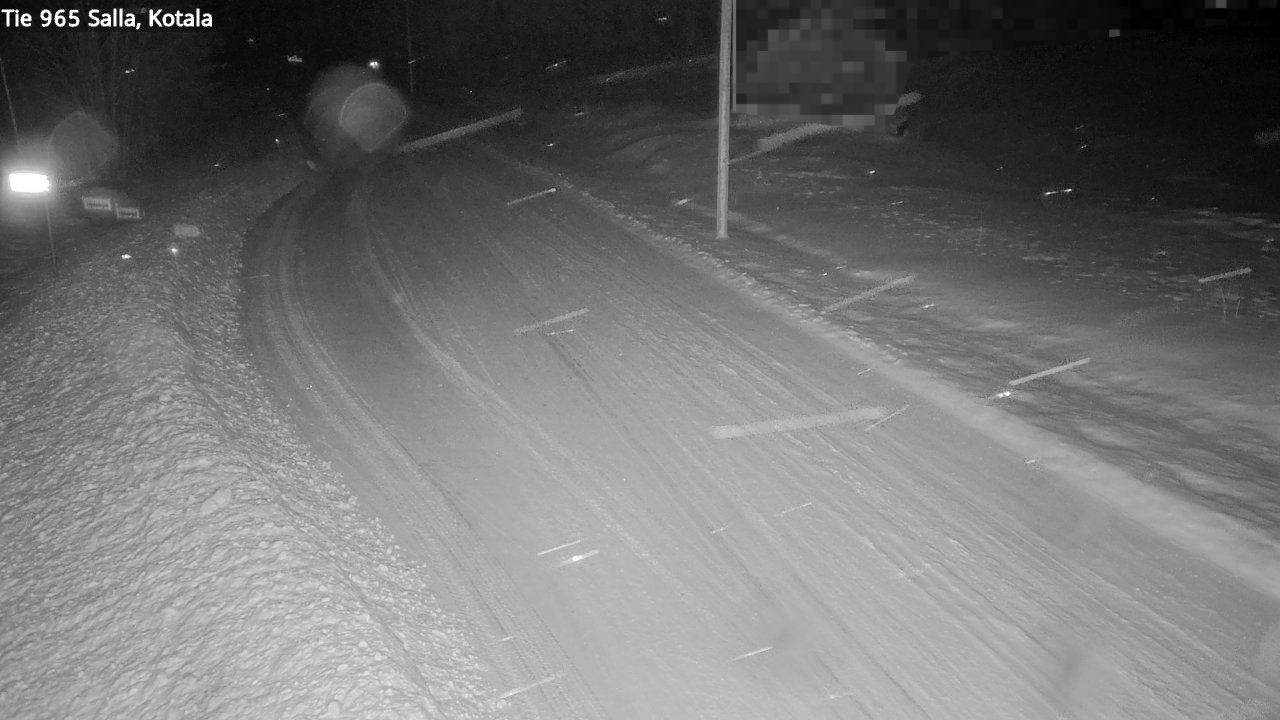 Weather Camera Image Väg 965 Salla, Kotala, Salla, Lappi