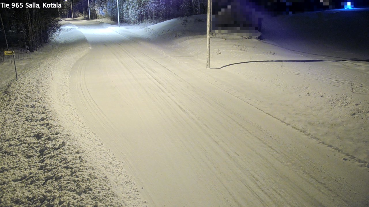 Weather Camera Image Väg 965 Salla, Kotala, Salla, Lappi