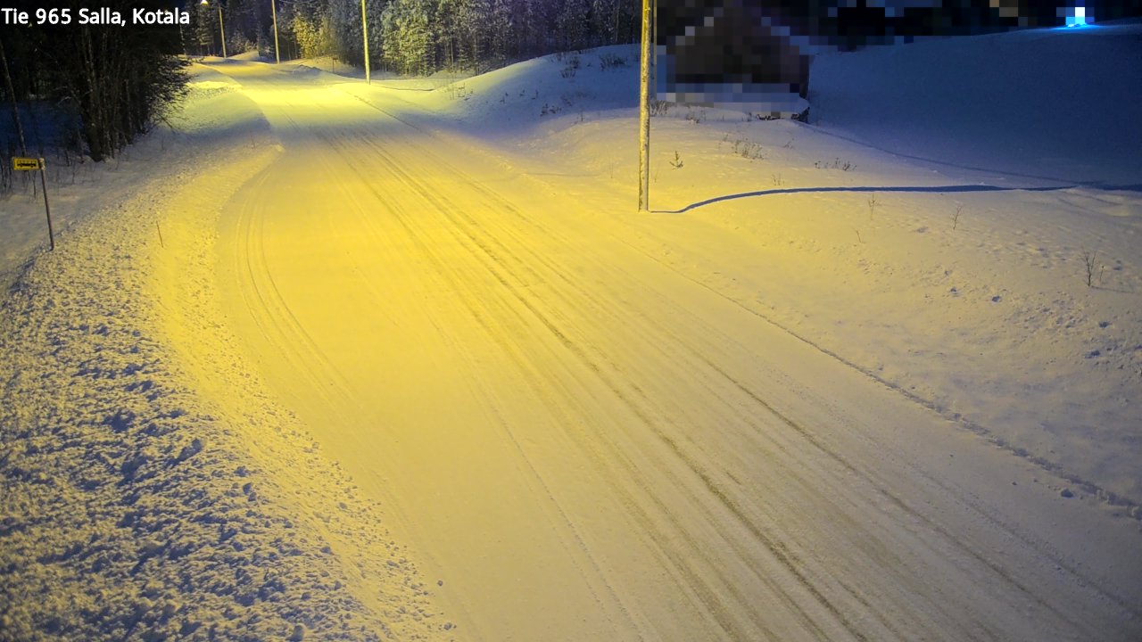 Weather Camera Image Väg 965 Salla, Kotala, Salla, Lappi