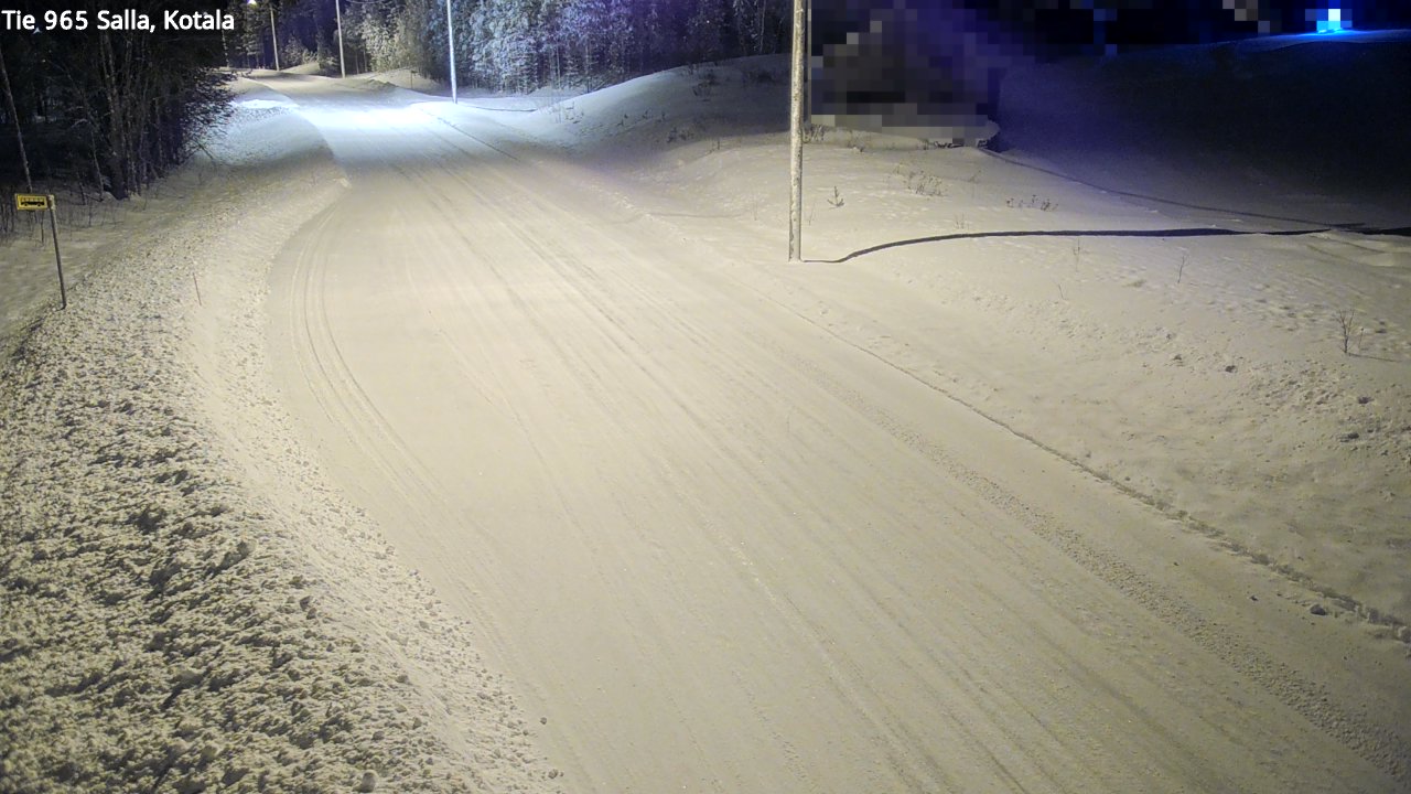 Weather Camera Image Väg 965 Salla, Kotala, Salla, Lappi