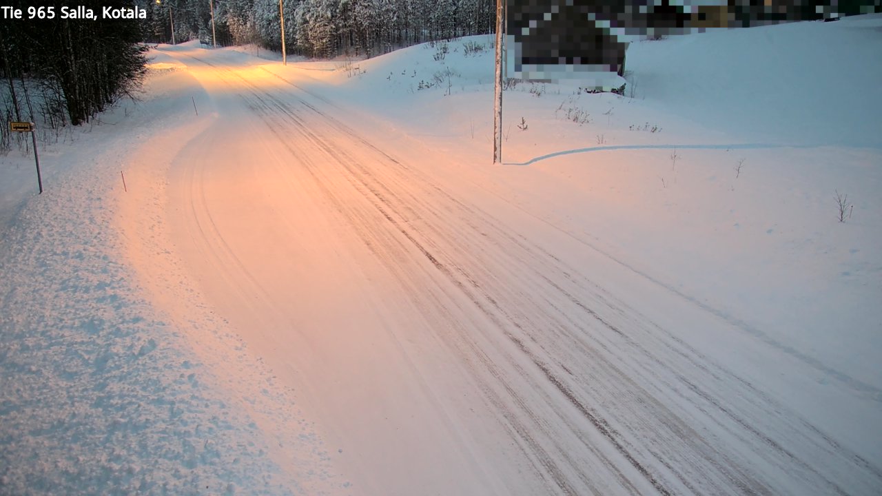 Weather Camera Image Väg 965 Salla, Kotala, Salla, Lappi