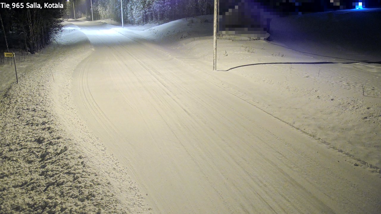 Weather Camera Image Väg 965 Salla, Kotala, Salla, Lappi