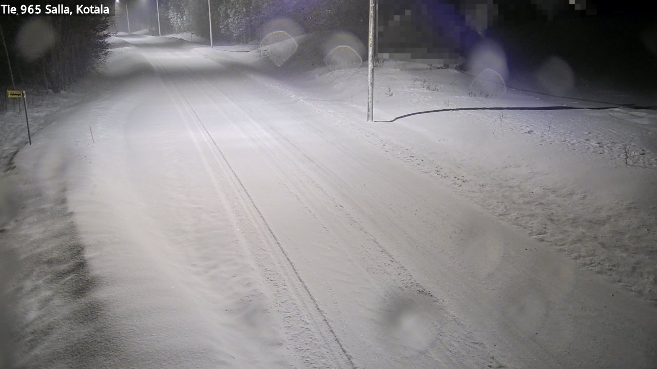 Weather Camera Image Väg 965 Salla, Kotala, Salla, Lappi