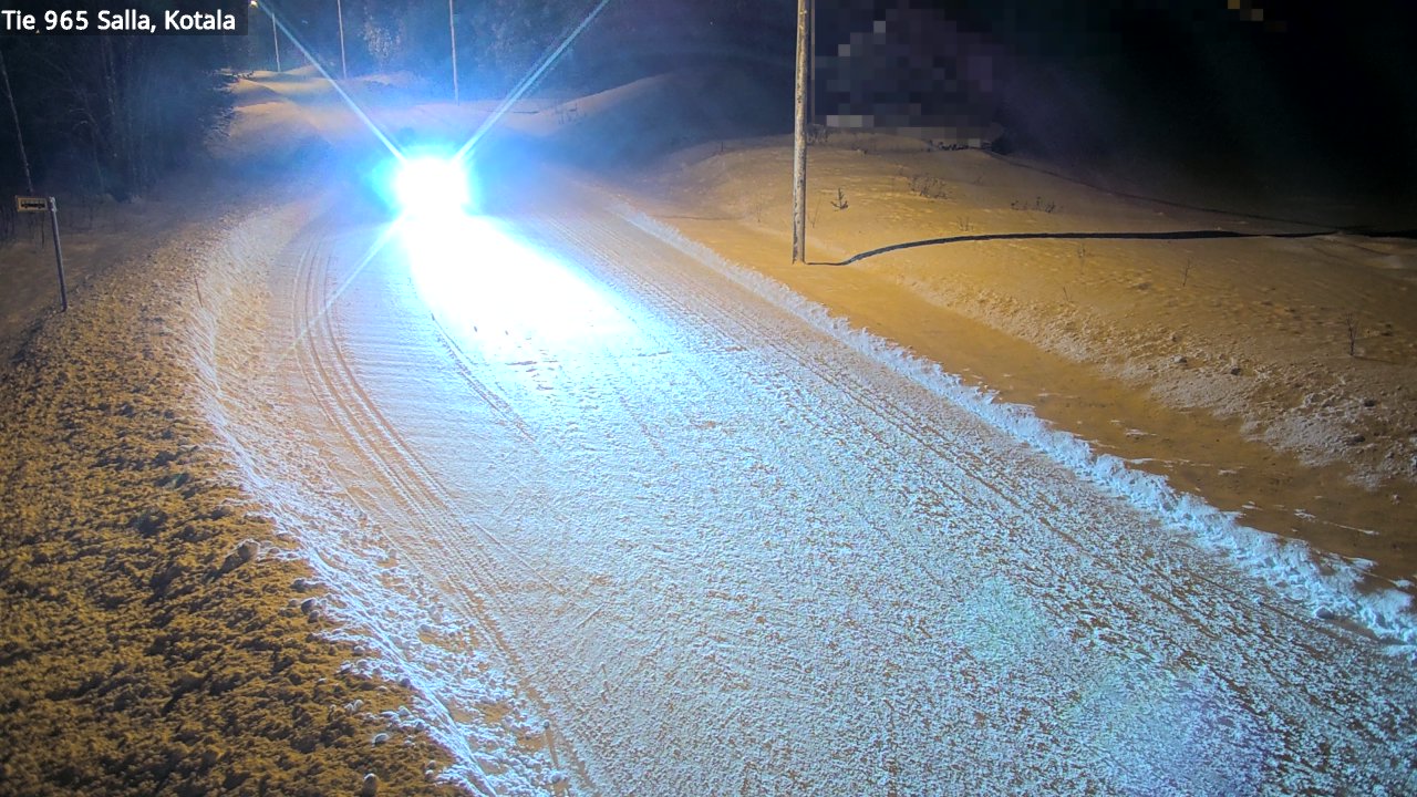 Weather Camera Image Väg 965 Salla, Kotala, Salla, Lappi