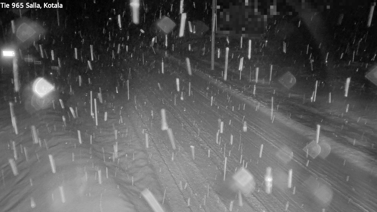 Weather Camera Image Väg 965 Salla, Kotala, Salla, Lappi