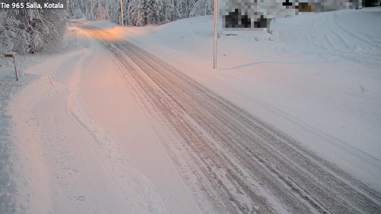 Kelikamerat Kuva Tie 965 Salla, Kotala, Salla, Lappi