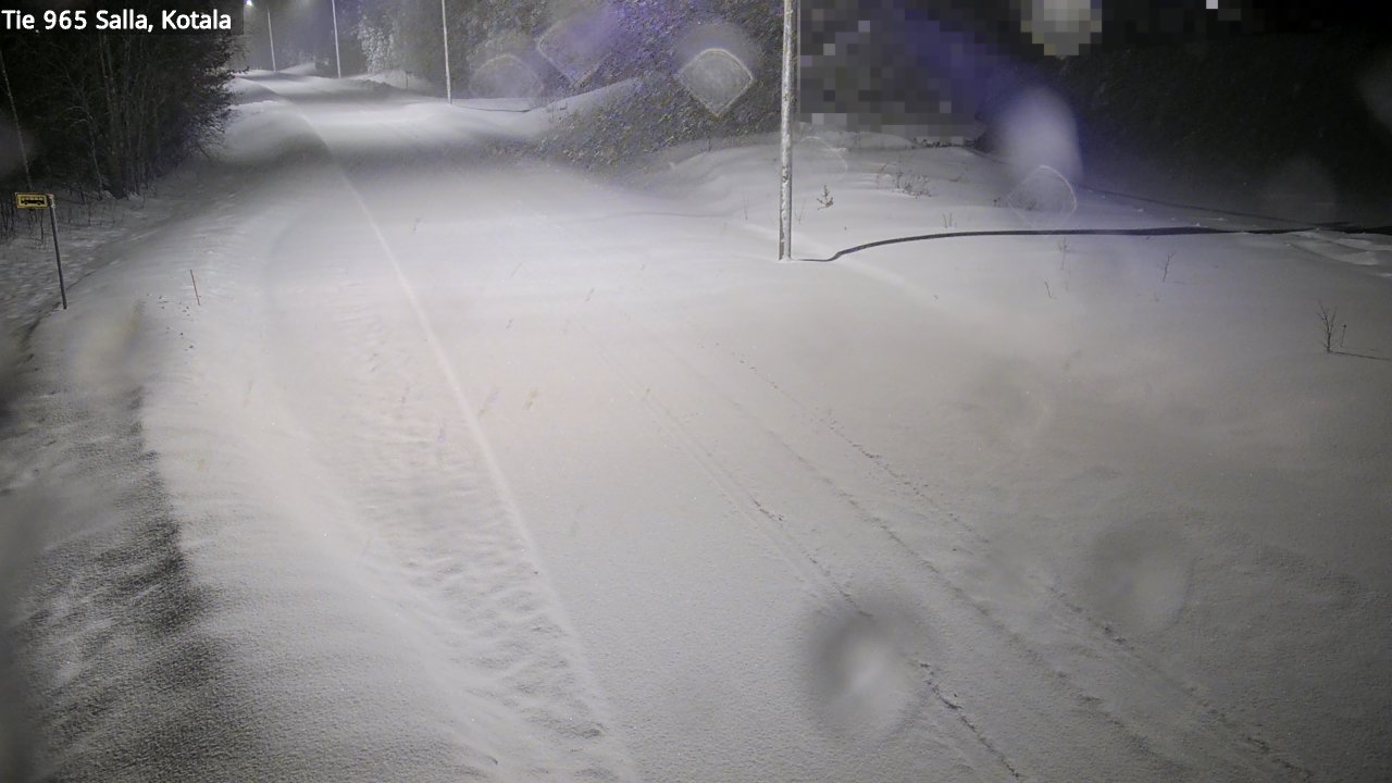Weather Camera Image Väg 965 Salla, Kotala, Salla, Lappi