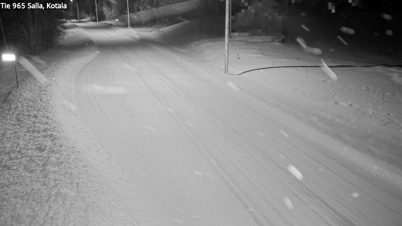 Weather Camera Image Väg 965 Salla, Kotala, Salla, Lappi