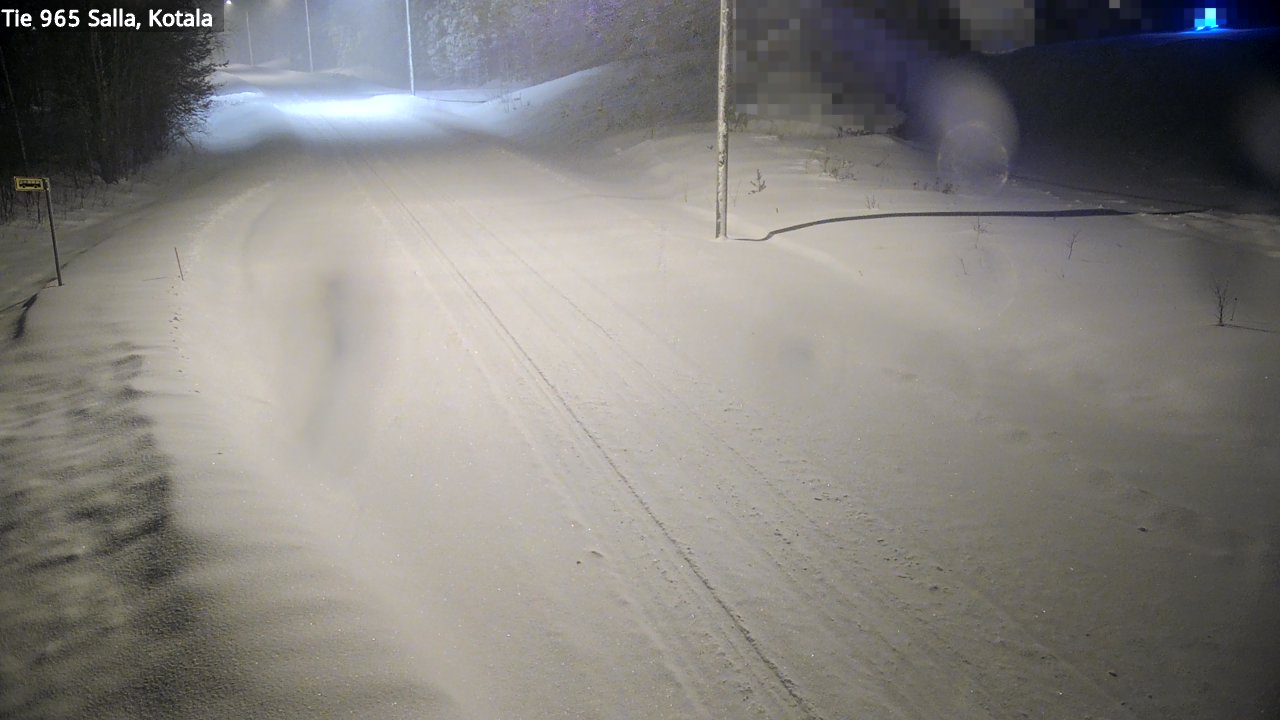 Weather Camera Image Väg 965 Salla, Kotala, Salla, Lappi