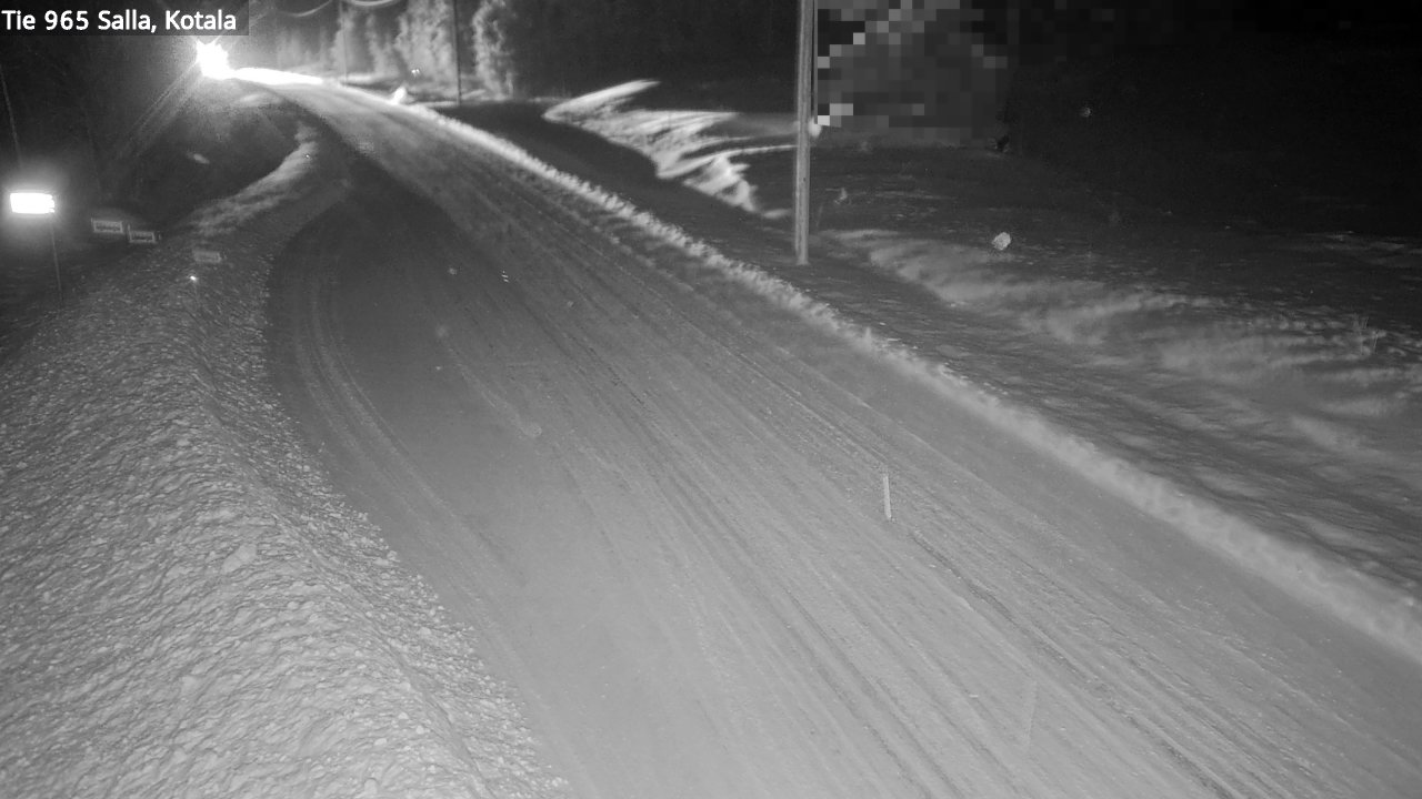 Weather Camera Image Väg 965 Salla, Kotala, Salla, Lappi