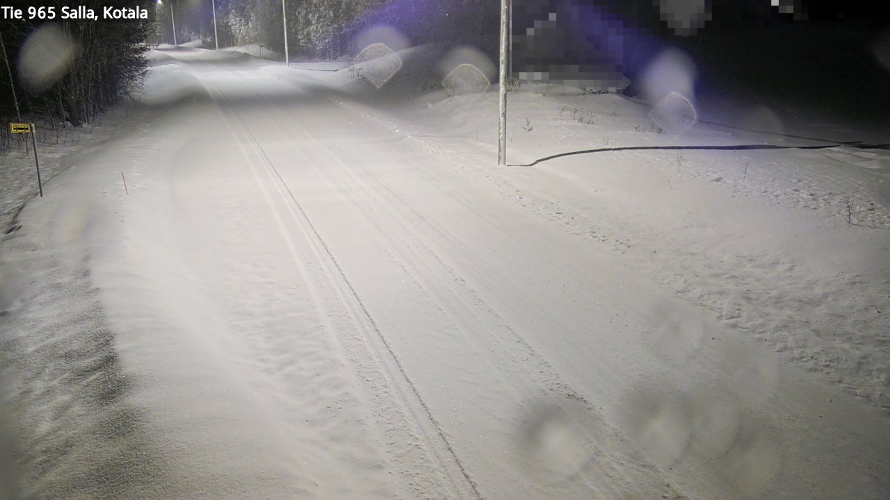 Weather Camera Image Väg 965 Salla, Kotala, Salla, Lappi