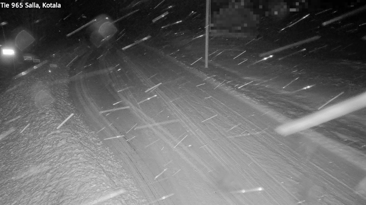 Weather Camera Image Väg 965 Salla, Kotala, Salla, Lappi