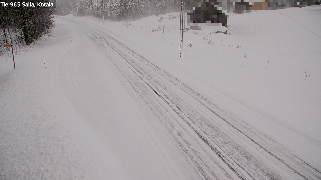 Weather Camera Image Väg 965 Salla, Kotala, Salla, Lappi