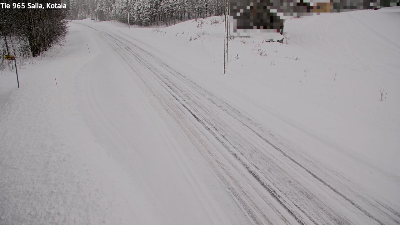 Weather Camera Image Väg 965 Salla, Kotala, Salla, Lappi