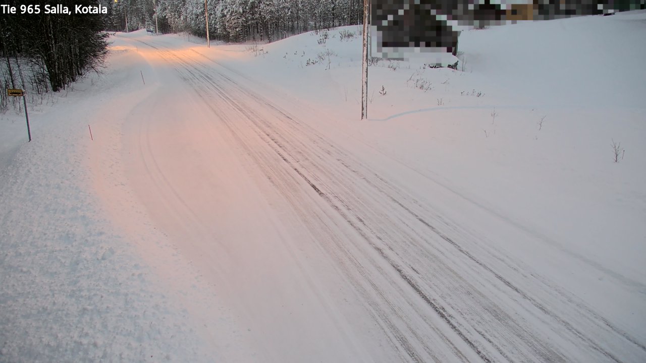 Weather Camera Image Väg 965 Salla, Kotala, Salla, Lappi