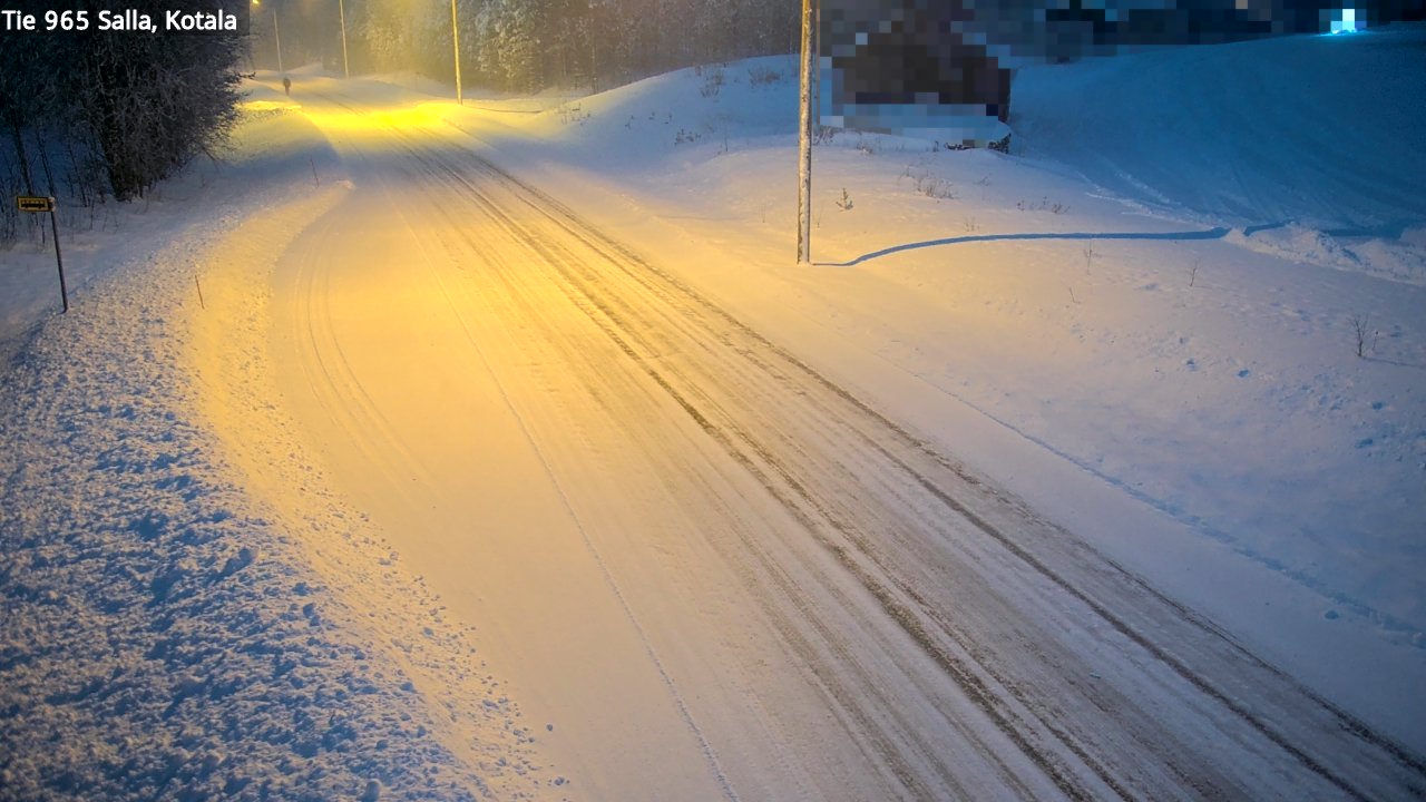 Weather Camera Image Väg 965 Salla, Kotala, Salla, Lappi