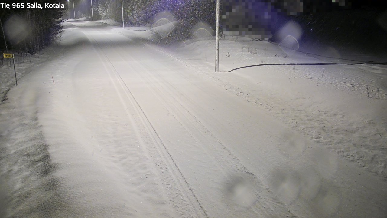 Weather Camera Image Väg 965 Salla, Kotala, Salla, Lappi