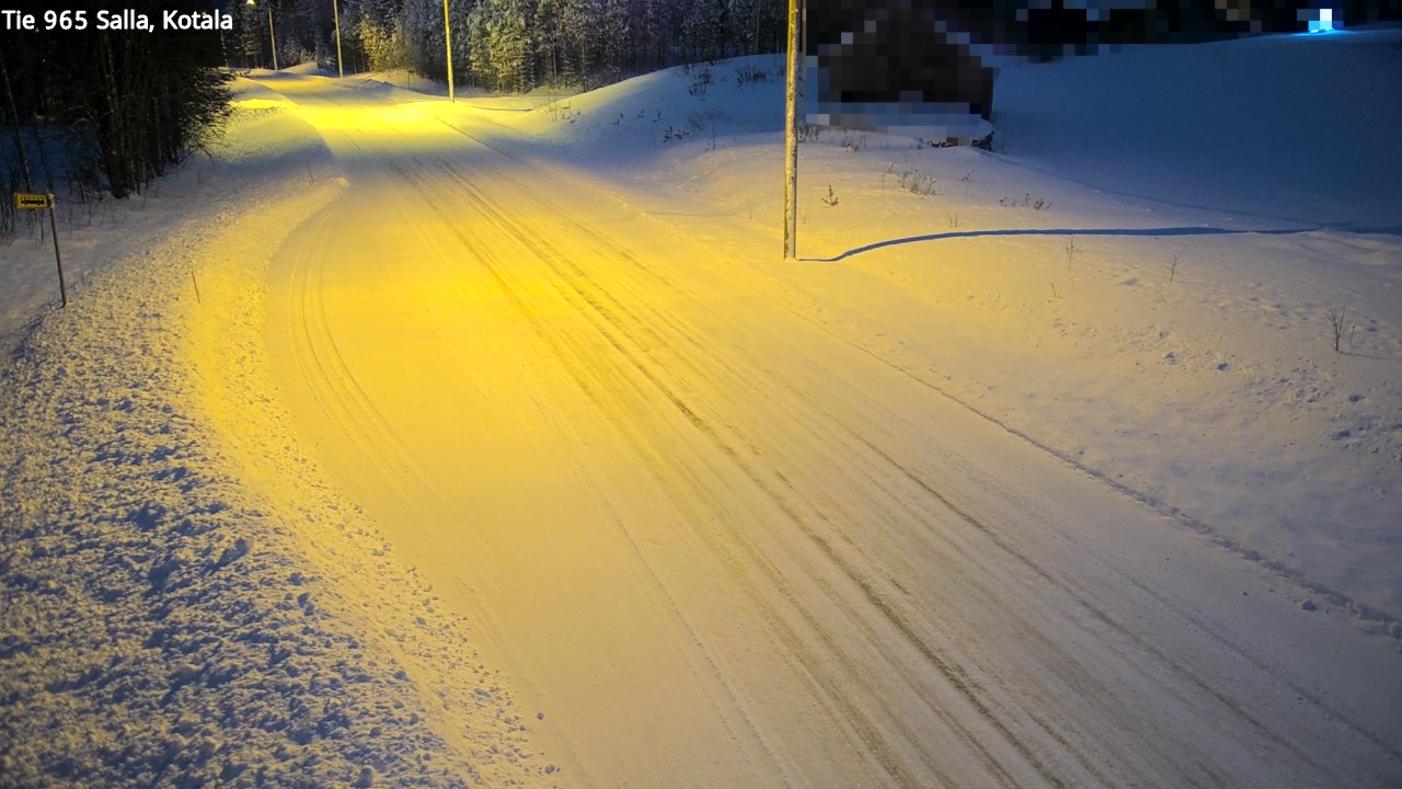 Weather Camera Image Väg 965 Salla, Kotala, Salla, Lappi