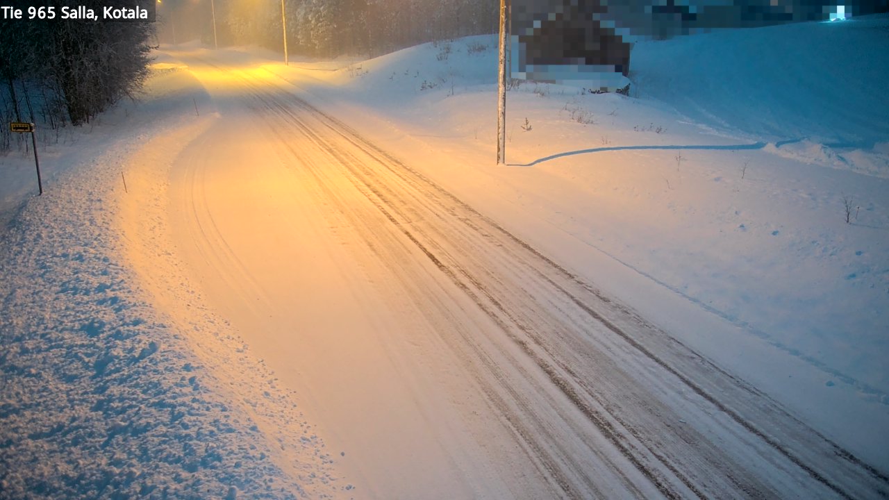 Weather Camera Image Väg 965 Salla, Kotala, Salla, Lappi