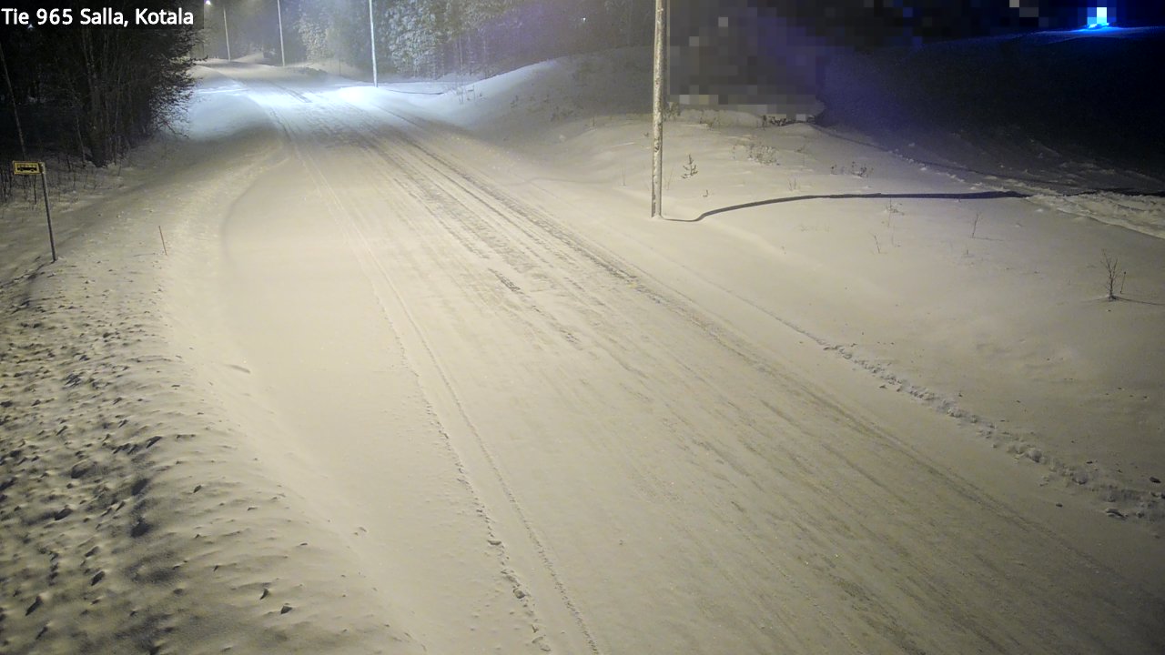Weather Camera Image Väg 965 Salla, Kotala, Salla, Lappi