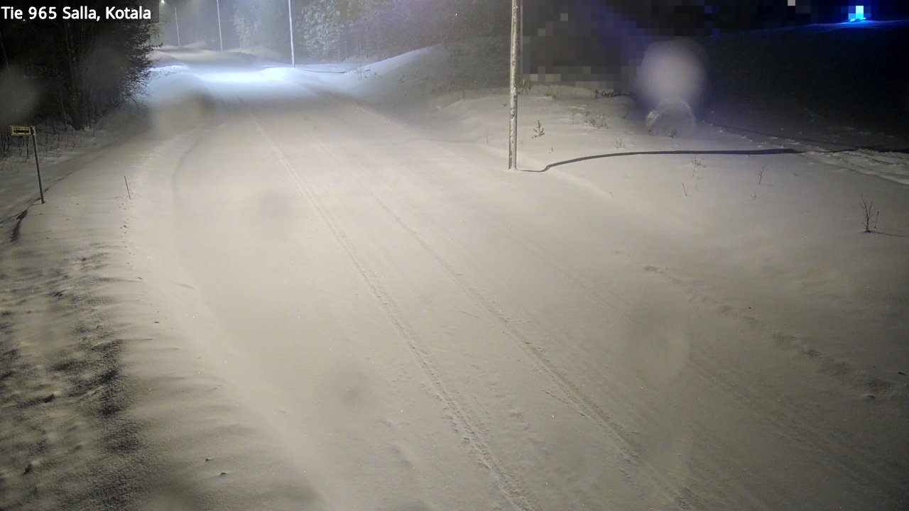 Weather Camera Image Väg 965 Salla, Kotala, Salla, Lappi