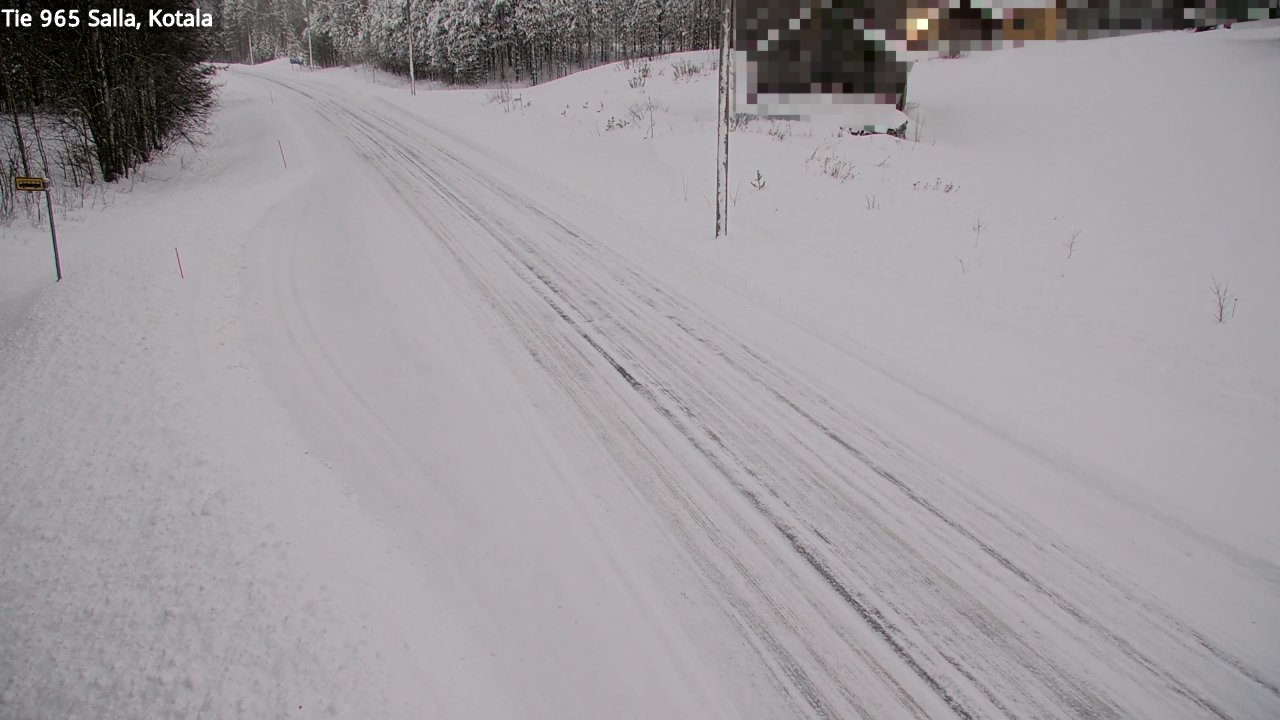 Weather Camera Image Väg 965 Salla, Kotala, Salla, Lappi