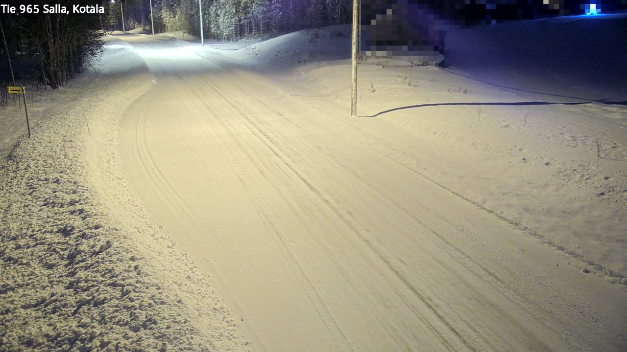 Weather Camera Image Väg 965 Salla, Kotala, Salla, Lappi
