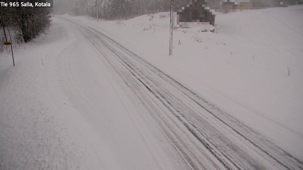 Weather Camera Image Väg 965 Salla, Kotala, Salla, Lappi