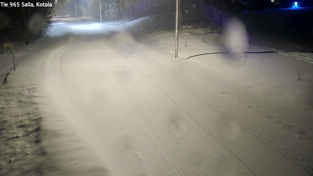 Weather Camera Image Väg 965 Salla, Kotala, Salla, Lappi