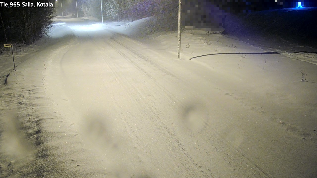 Weather Camera Image Väg 965 Salla, Kotala, Salla, Lappi