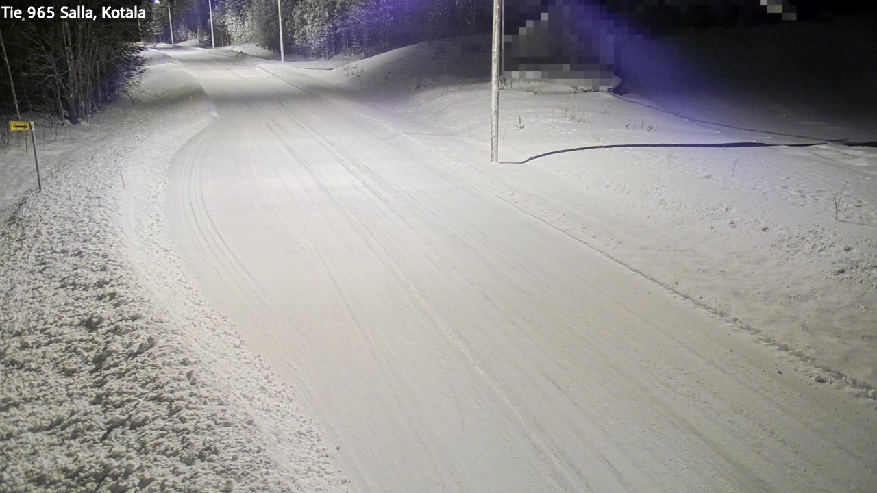 Weather Camera Image Väg 965 Salla, Kotala, Salla, Lappi