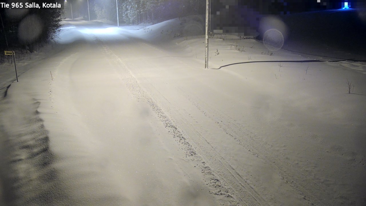 Weather Camera Image Väg 965 Salla, Kotala, Salla, Lappi
