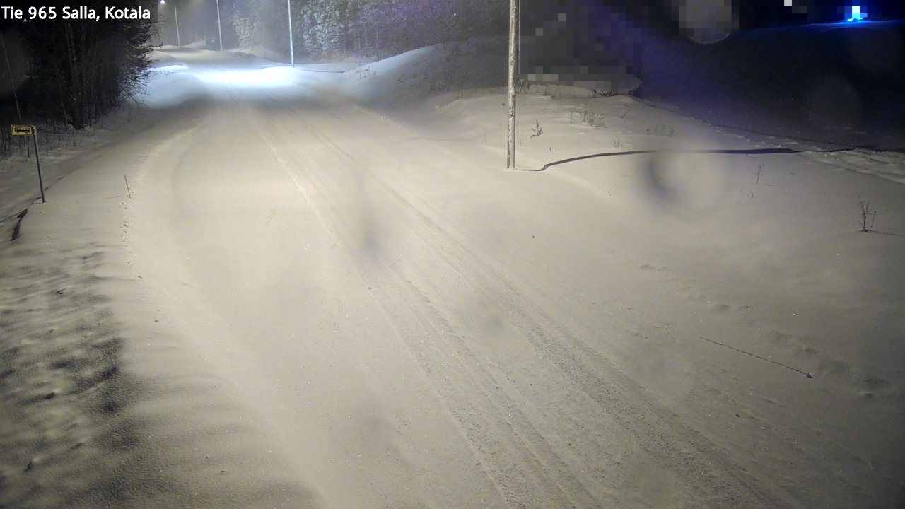 Weather Camera Image Väg 965 Salla, Kotala, Salla, Lappi