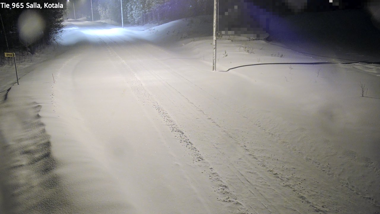 Weather Camera Image Väg 965 Salla, Kotala, Salla, Lappi