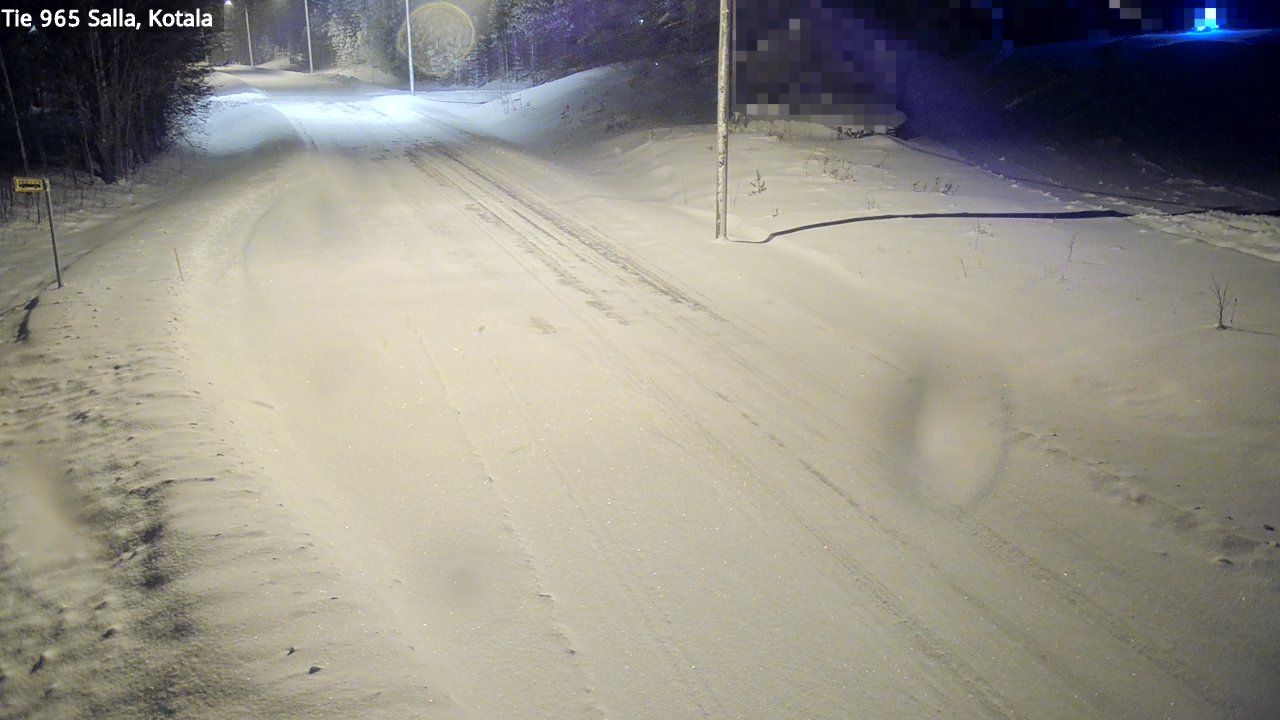 Weather Camera Image Väg 965 Salla, Kotala, Salla, Lappi