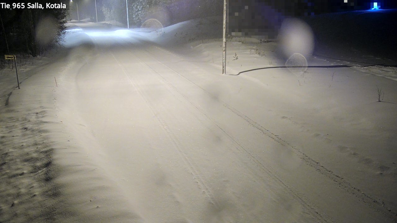 Weather Camera Image Väg 965 Salla, Kotala, Salla, Lappi